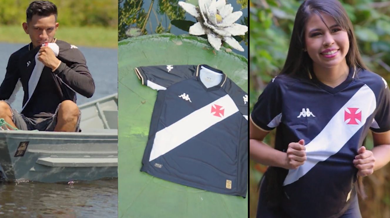 Vídeo: Vasco lança novo uniforme e homenageia o Amazonas