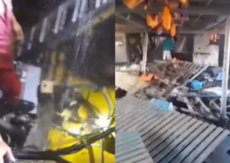 Vídeo: Uma pessoa morre e oito ficam feridas em explosão na cozinha de barco em Manaus