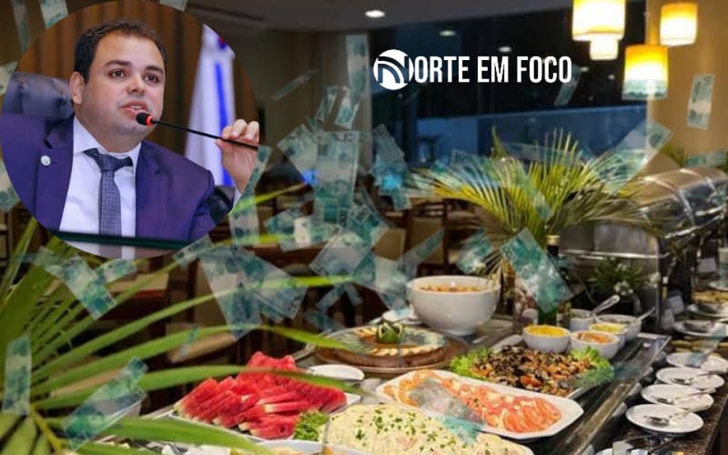 No comando da Aleam, Roberto Cidade vai gastar R$ 1,2 milhões com buffet para eventos na Casa Legislativa