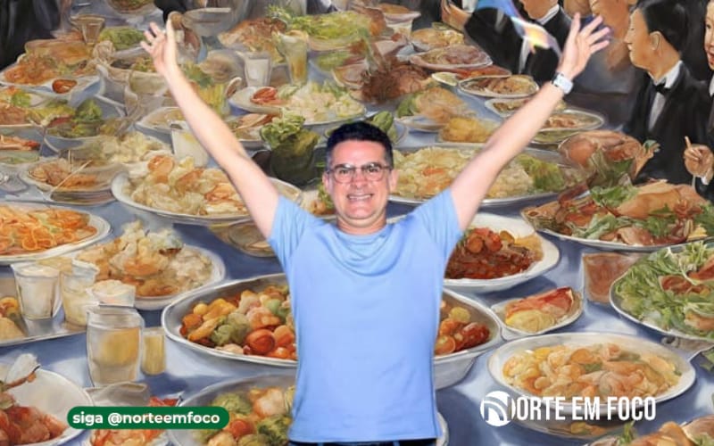 Ribeirinhos sofrem com a fome, mas David Almeida prioriza gastar R$ 7,1 milhões em banquetes