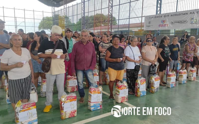 G10 Favelas, INW e parceiros realizam entrega de cestas básicas em Manaus