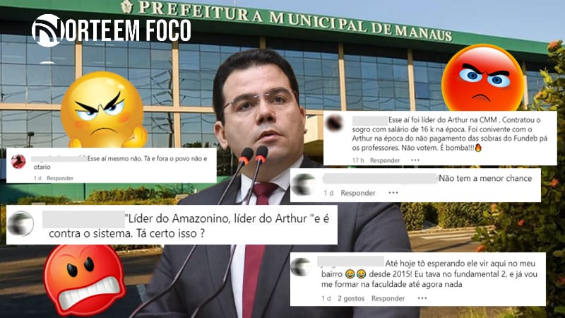 Tentando emplacar candidatura a prefeito de Manaus, Wilker Barreto tem forte rejeição nas redes sociais por “passado que condena”