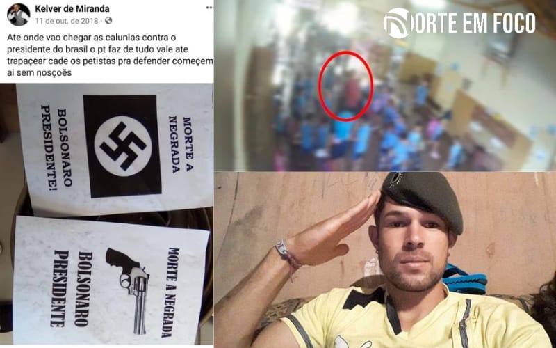 Kelver de Miranda, preso por agressão em creche, também fazia apologia ao nazismo nas redes sociais