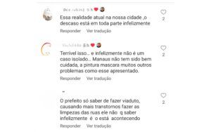 Comentários no Instagram