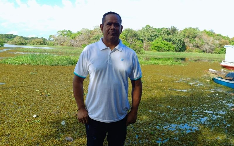 Em visita à comunidade ribeirinha, Antônio Monteiro alerta sobre a seca