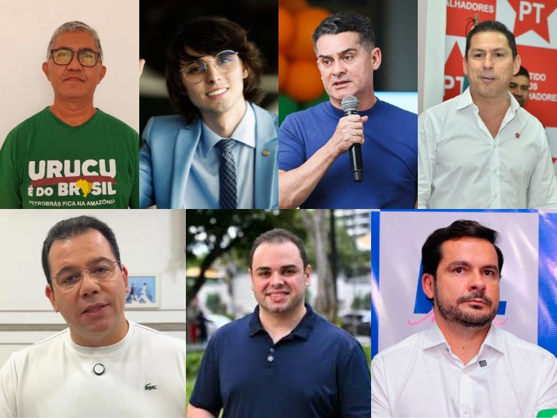 Cinco candidatos a prefeito de Manaus têm queda em intenções de votos; Saiba quais