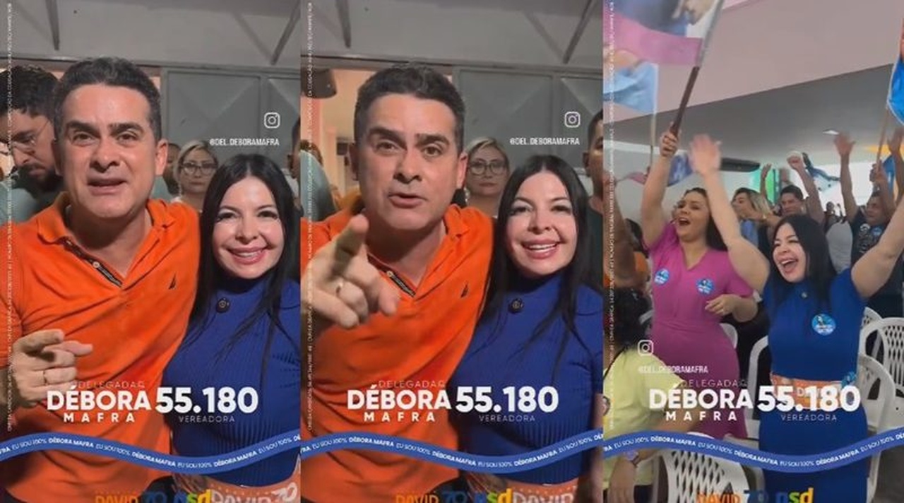 David Almeida declara apoio à delegada Débora Mafra