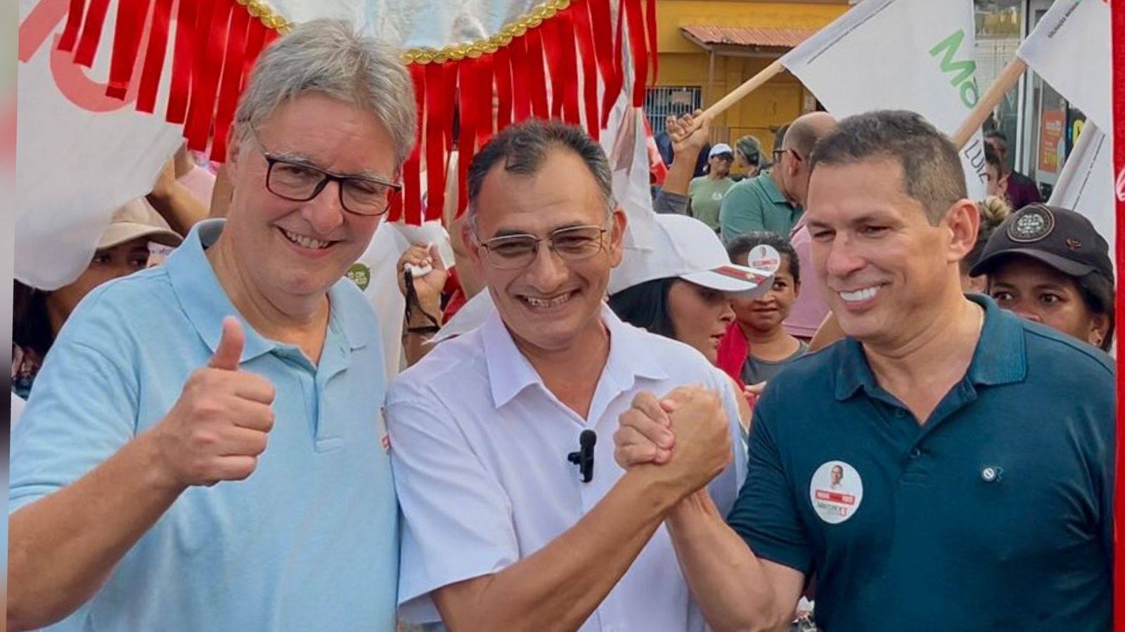 Durante caminhada, Bibiano Garcia amplia apoio popular