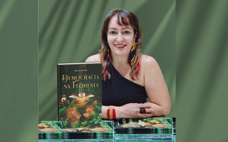 Escritora amazonense lança livro infantil ‘Democracia na Floresta’ em Manaus