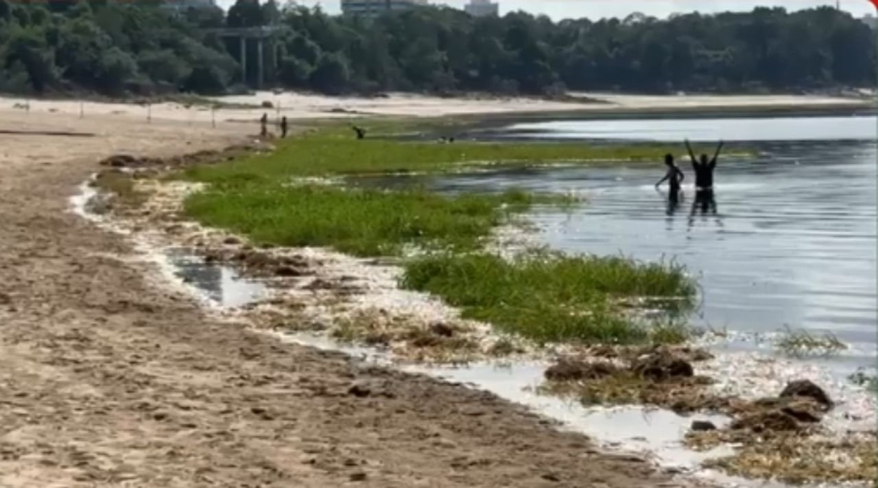 Foto: Divulgação Após flagrante de banhistas, Prefeitura de Manaus deve anunciar liberação da Praia da Ponta Negra