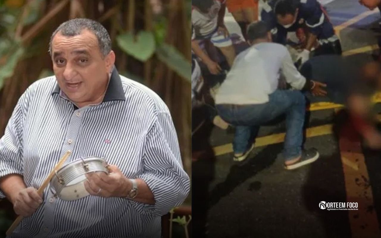 Foto: Divulgação Compositor Paulo Onça é agredido durante briga de trânsito no Centro de Manaus; estado de saúde é grave