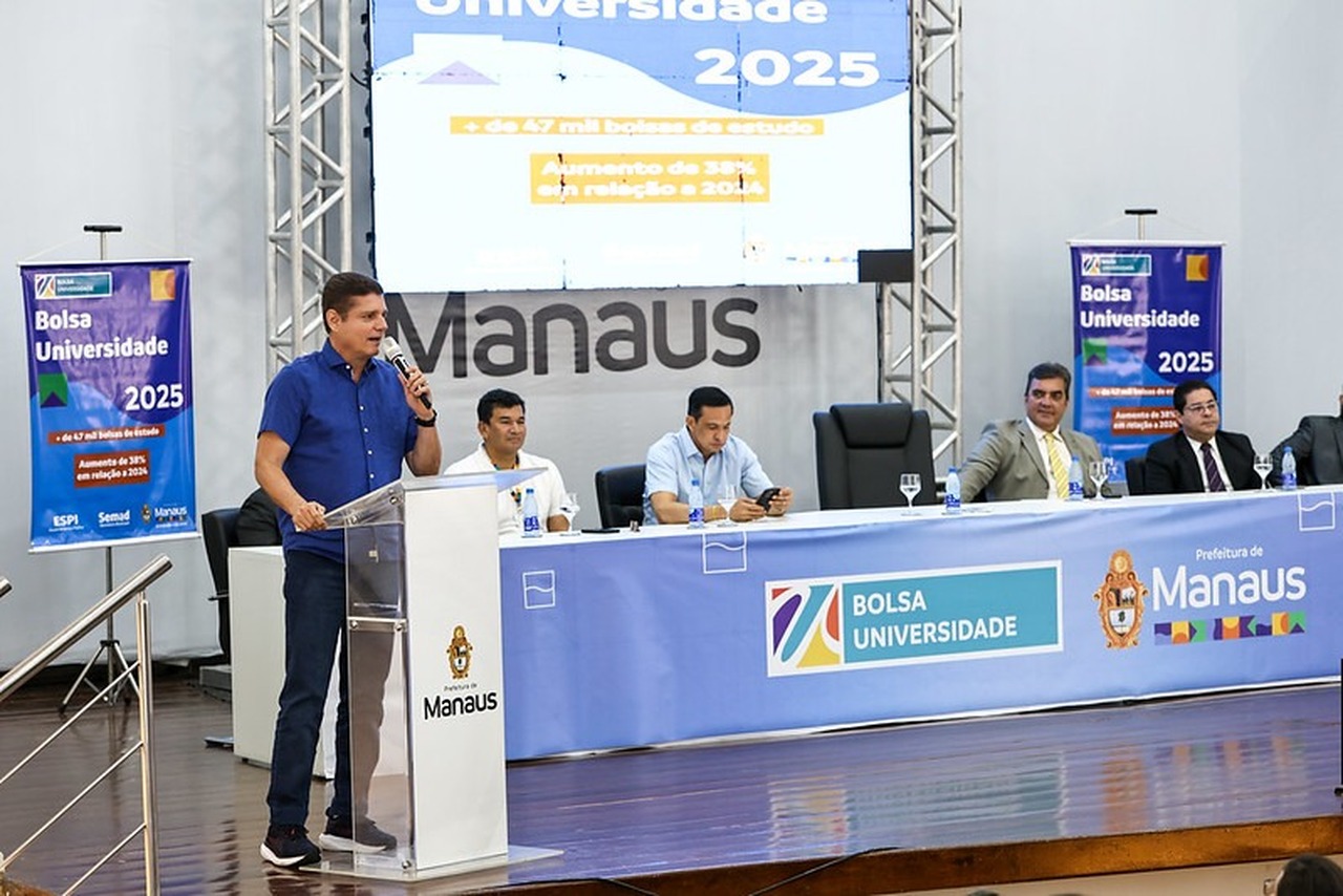 Prefeitura de Manaus abre inscrições para o Programa Bolsa Universidade 2025 nesta segunda-feira (9)