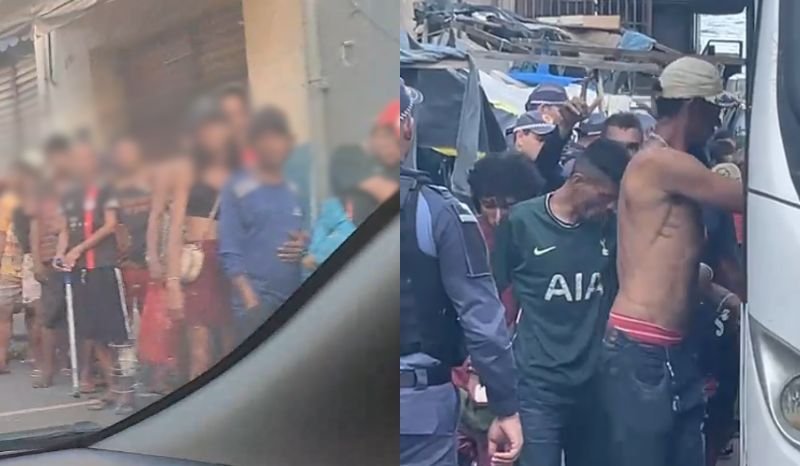 Foto: Divulgação Operação combate tráfico de drogas na ‘Boca da Onça’ no Centro de Manaus