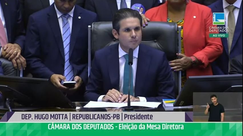 Hugo Motta é eleito presidente da Câmara dos Deputados