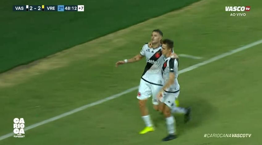 Vasco arranca empate com o Volta Redonda nos acréscimos