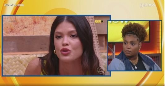 Camilla reage ao descobrir que Vitória não a chamou de ‘agressiva’ no BBB 25