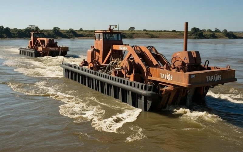 Dragagem no Rio Tapajós: progresso ou destruição anunciada? Dragagem no Rio Tapajós: progresso ou destruição anunciada?