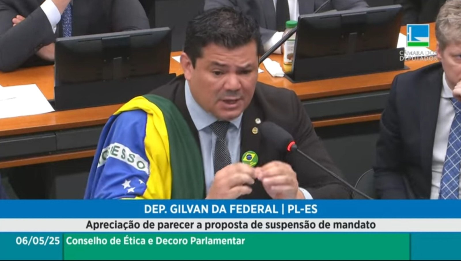 Deputado Gilvan da Federal tem mandato suspenso por três meses Deputado Gilvan da Federal tem mandato suspenso por três meses