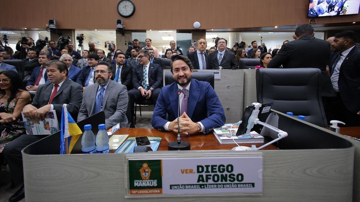 Diego Afonso é líder do União Brasil na CMM - Foto: Emerson Olliver PL de Diego Afonso é deliberado na CMM