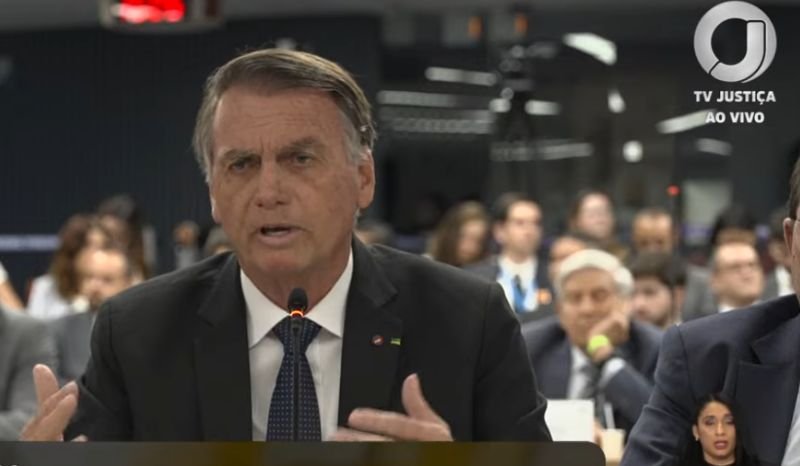 'Tratamos de GLO e 'possibilidades dentro da Constituição'', diz Bolsonaro em depoimento a Moraes / Foto: Rádio e TV Justiça, Youtube O que Bolsonaro disse em depoimento ao STF? Confira os principais destaques do interrogatório
