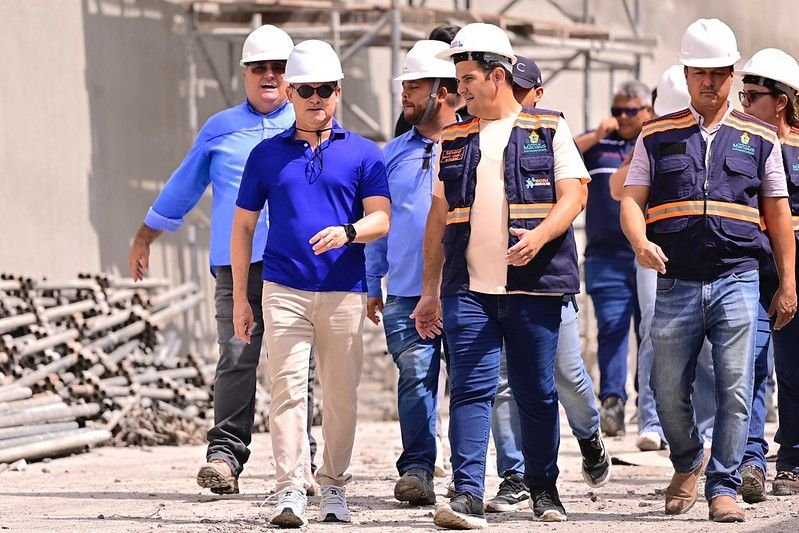 Prefeito David Almeida acompanha de perto reta final das obras do Complexo Viário Rei Pelé Prefeito David Almeida acompanha de perto reta final das obras do Complexo Viário Rei Pelé