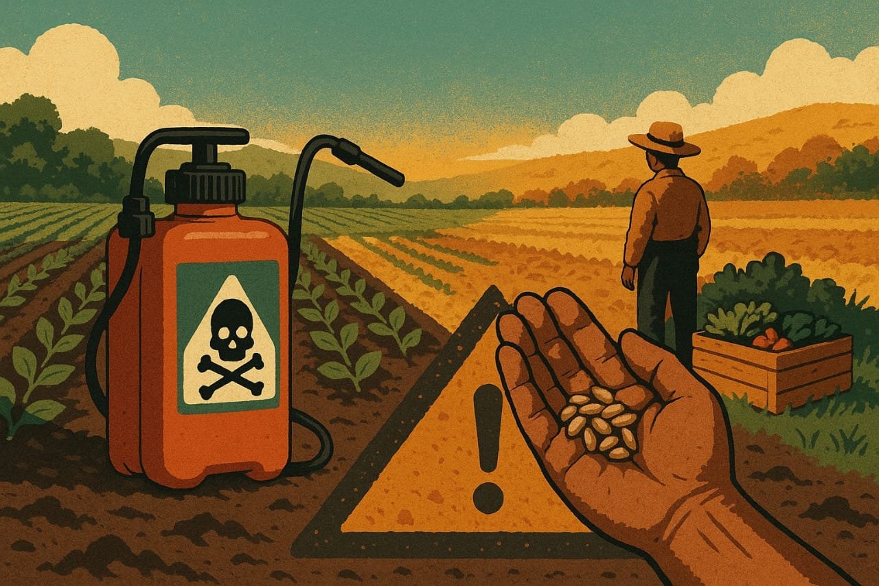 Foto criada com auxílio de Inteligência Artificial Agrotóxicos, normalização e resistência: por que o PRONARA incomoda tanto?