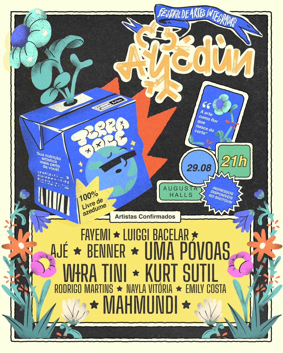 Festival Ayédùn Artes Integradas estreia em Manaus com celebração performática da arte como cura e resistência