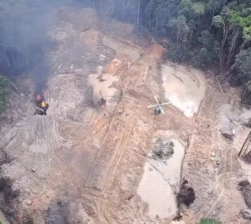 Operação desmonta garimpo ilegal no interior do Amazonas