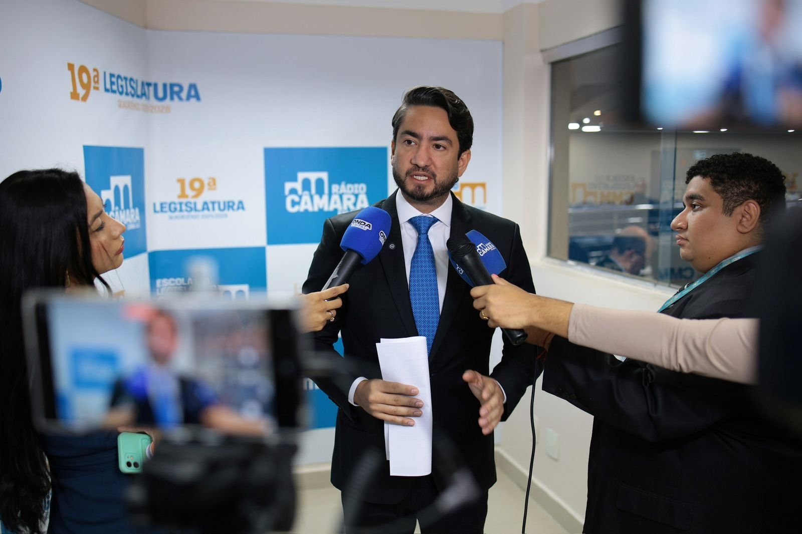 Vereador Diego Afonso - Foto: assessoria Projeto de Diego Afonso que proíbe condenados por crimes graves de exercer atividades públicas é deliberado na CMM