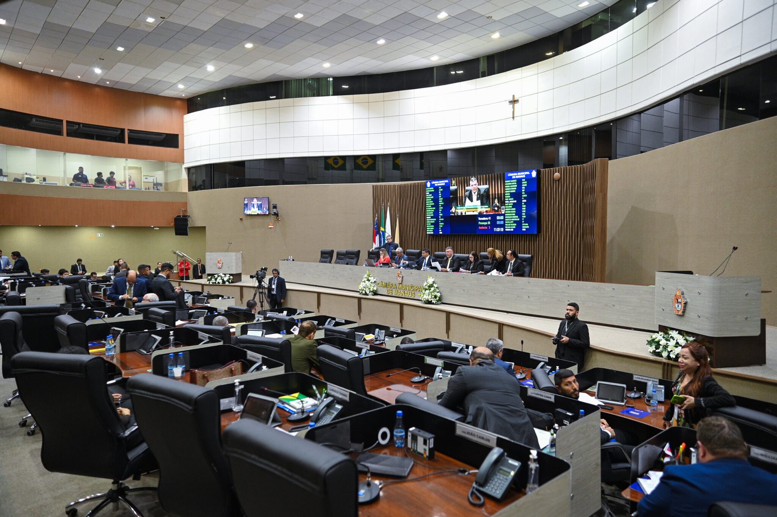 Câmara Municipal de Manaus (CMM) - Foto: CMM CMM derruba requerimento que pedia a prestação de contas do ‘Passo a Paço’