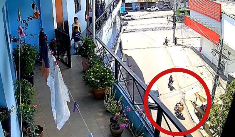 VÍDEO: motoqueiro na contramão causa acidente na zona leste de Manaus