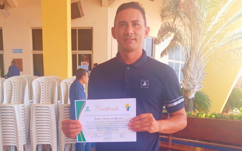 Vereador Elton Aquino participa de Sessão Especial em Santarém