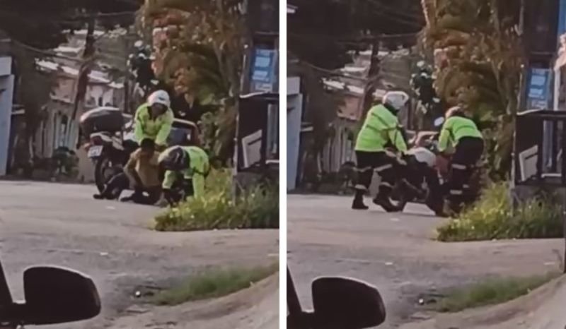 Agentes do IMMU são filmados chutando motociclista caído no chão em Manaus; vídeo gera revolta Agentes do IMMU são filmados chutando motociclista caído no chão em Manaus; vídeo gera revolta