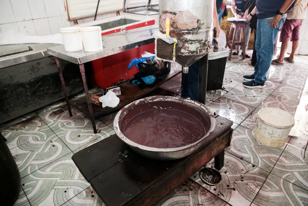 Peles e ossadas de animais são encontradas em loja de açaí interditada por condições insalubres em Manaus