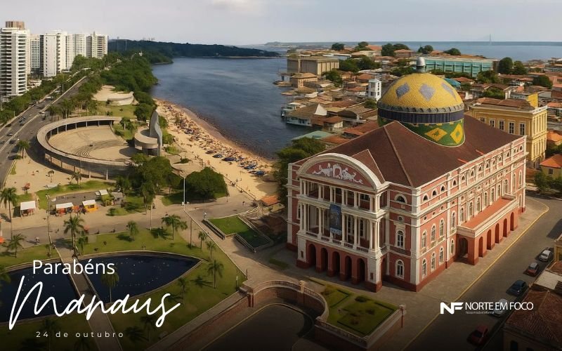 Foto: Canva Manaus celebra 356 anos como capital do Amazonas