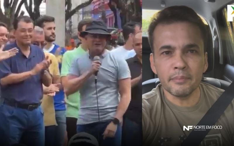 Prefeito David Almeida chama oposição de 'vagabunda', e vereador Coronel Rosses reage: 'vagabundo é quem gasta o dinheiro do povo com festança' - Foto / Facebook - Instagram
 Prefeito de Manaus chama oposição de ‘vagabundos’ e é rebatido por vereador
