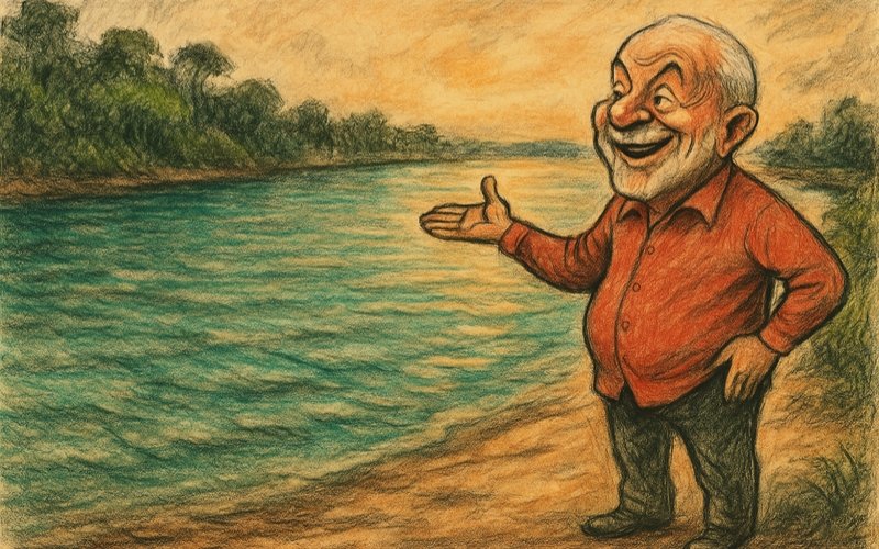 Foto: IA A floresta não se sustenta com discurso