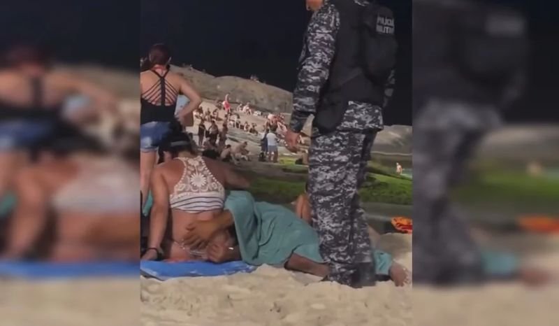 Casal é Flagrado em Ato Sexual em Praia Lotada do Rio e é Interpelado pela PM