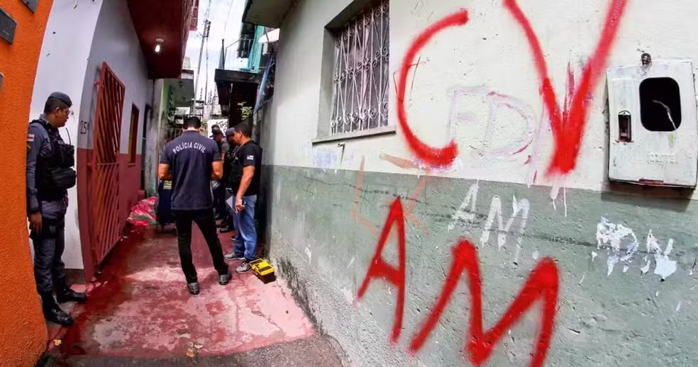 Presença do Comando Vermelho no Amazonas — Foto: Divulgação Estudo Aponta que Facções Atuam em 40% dos Municípios do Amazonas, com Domínio do CV em Rotas Fluviais