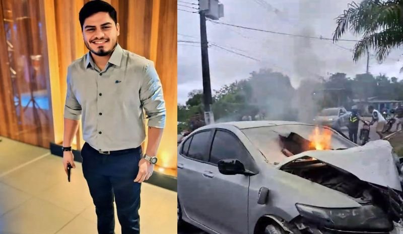 Filho de Vereadora e Sobrinho do Prefeito de Itacoatiara Morre em Acidente de Carro