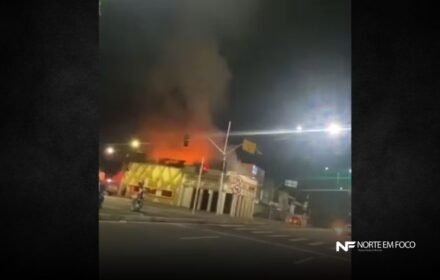 Incêndio atinge tradicional Bar Caldeira na madrugada deste domingo em Manaus