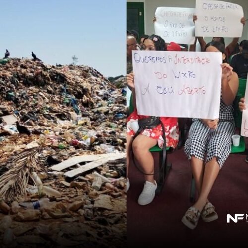 Lixão de Iranduba pode ser interditado após vistoria da Defensoria Pública e protesto popular
