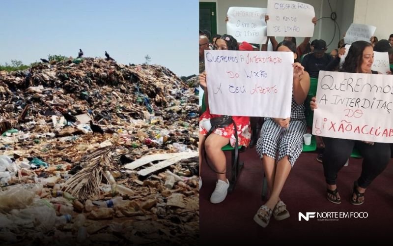 Moradores de Iranduba pedem interdição de lixão e cobram implantação de aterro sanitário Lixão de Iranduba pode ser interditado após vistoria da Defensoria Pública e protesto popular