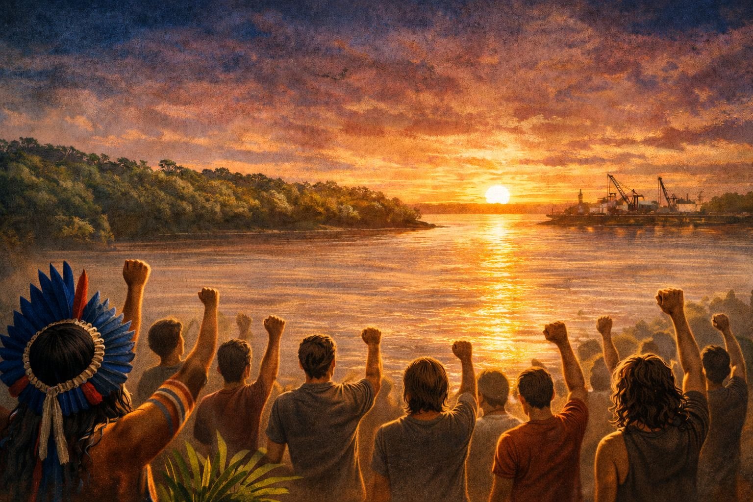 Imagem gerada por Inteligência Artificial. A resistência que fez o Estado recuar