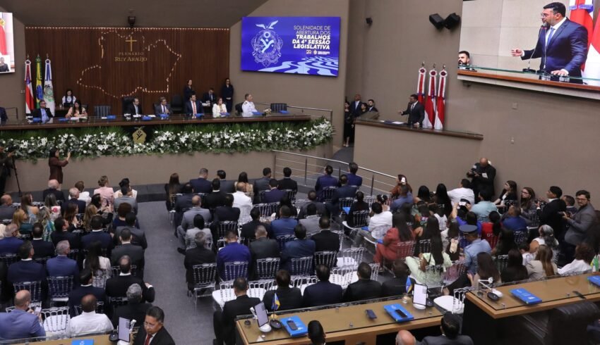 Assembleia Legislativa do Amazonas retoma atividades com mensagem do governador Wilson Lima