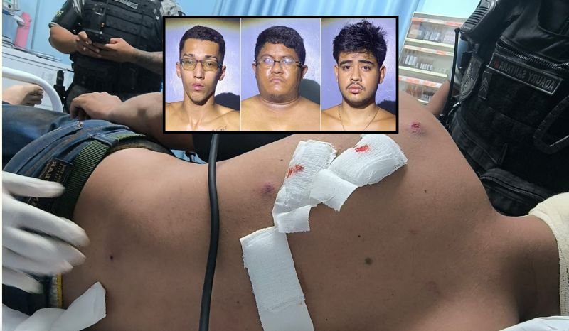 Vídeo: Cobradores de agiota são presos após sequestrar, torturar e ameaçar de morte devedor em Manaus