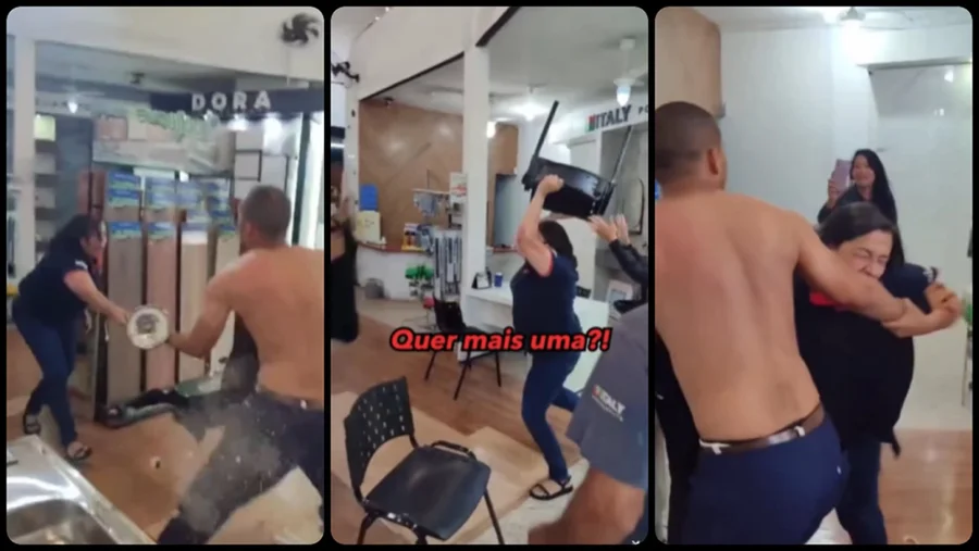 Vídeo: Influencer e pré-candidato do MBL se envolve em briga generalizada em loja na Grande BH