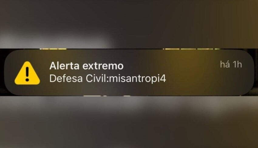 Falso alerta da Defesa Civil atingiu cerca de 30 milhões em 8 estados