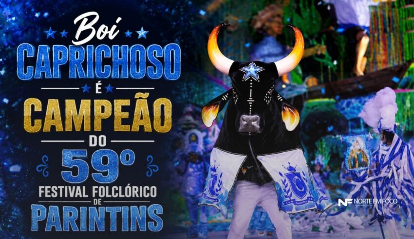 Boi Caprichoso é campeão do 59º Festival Folclórico de Parintins