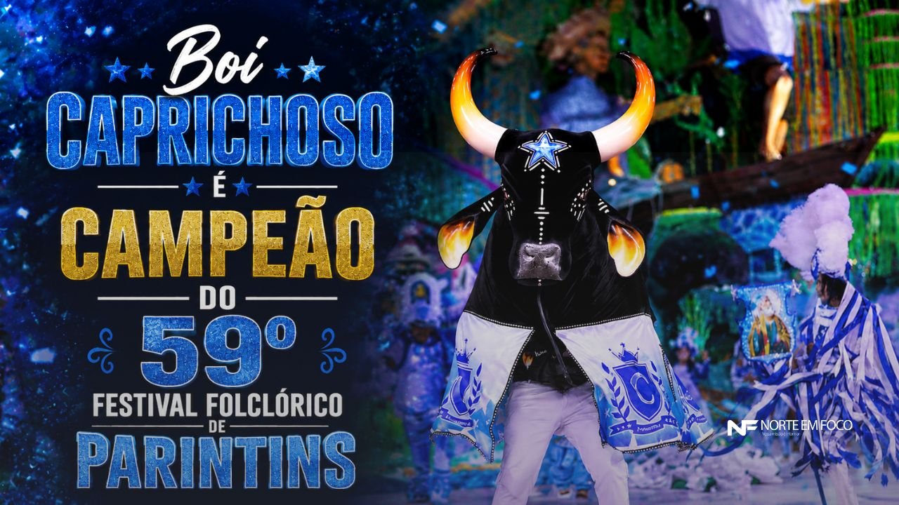 Boi Caprichoso é campeão do 59º Festival Folclórico de Parintins